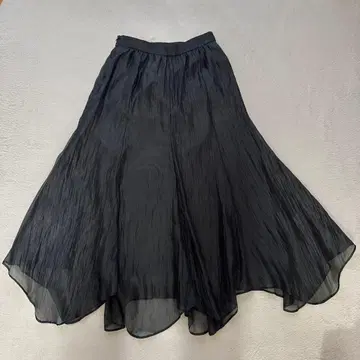 내추럴 뷰티 베이직 블랙 변형 롱 스커트