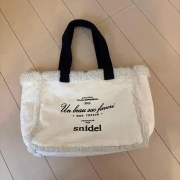 snidel 퍼 소재 토트백