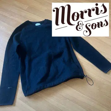 MORRIS&SONS 울 밑단 드로스트 니트