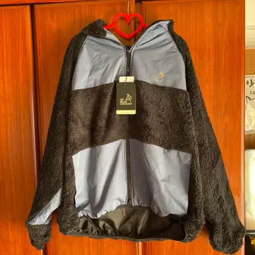 고 슬로우 카라반 플리스 자켓 그레이/블랙