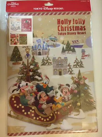 디즈니 리조트 크리스마스 2025 클리어 홀더 2개 세트