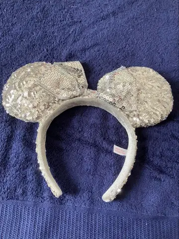 Disney 미니 마우스 스팽글 플라티나 머리띠