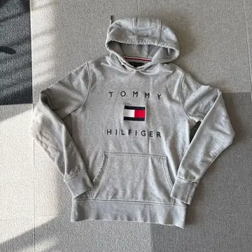 TOMMY HILFIGER 그레이 후드티 S 사이즈