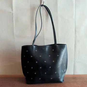 Furla 블랙 가죽 토트백