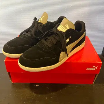 푸마 ICRA 트레이너 푸마 스웨이드 스니커즈 블랙/그레이