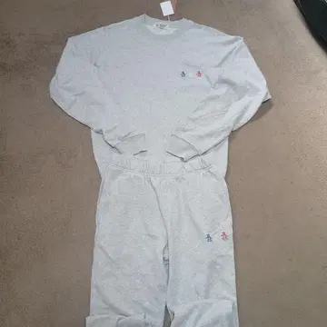 택 포함 새상품 Penguin 그레이 맨투맨 S