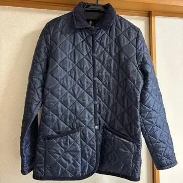 LAVENHAM 네이비 퀼팅 자켓
