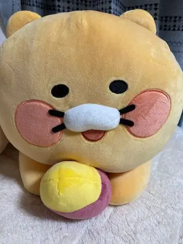 오렌지색 사자 봉제 인형