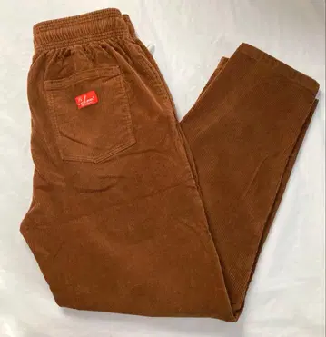 Cookman 쿠쿠만 L 사이즈 셰프 팬츠 코듀로이 브라운