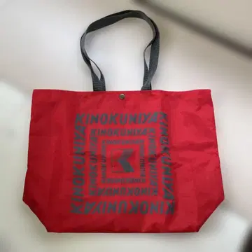 KINOKUNIYA 에코백 레드 빨간색