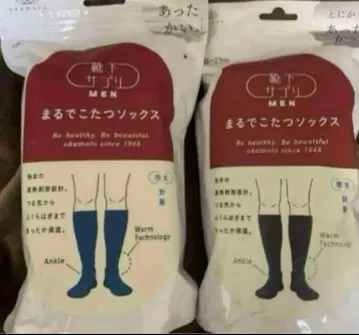 [미개봉 새상품] 마루데코타츠 삭스 2족 세트 남성용 블루 and 블랙