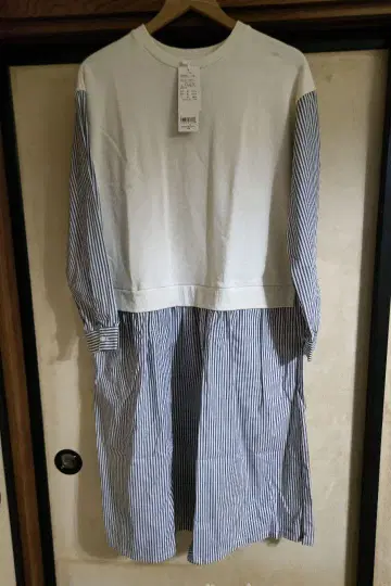 클라우드나인 쭈리 스트라이프 레이어드 스타일 원피스