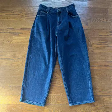 COMPTOIR DES COTONNIERS 다크 블루 와이드 레그 데님