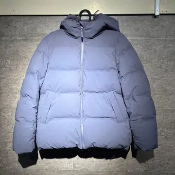 유니클로 심리스 다운 파카 L 퍼플