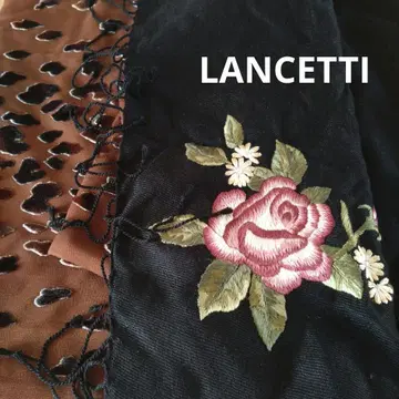 LANCETTI 란체티 실크/캐시미어 리버서블 스톨 ANA