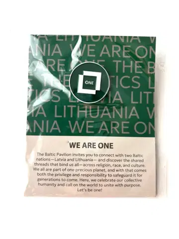 EXPO2025 WE ARE ONE 핀 배지