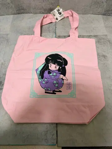 란마 1/2 치비 샴푸 토트백 핑크 새상품