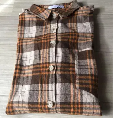 CANAL JEAN Via.J 체크 무늬 긴팔 셔츠