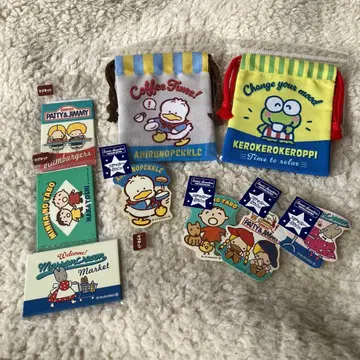 산리오 캐릭터즈 빈티지 레트로 시리즈 묶음 판매 미사용