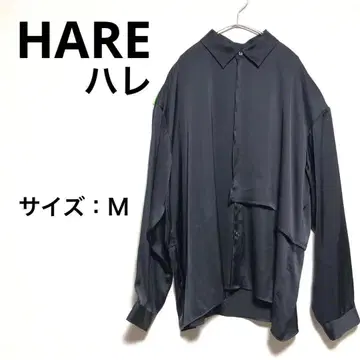 [새상품급] HARE 셔츠 블랙 M 사이즈