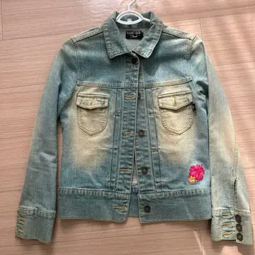플래닛 블루 아일랜드 데님 자켓