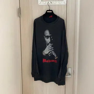 레어 빈티지 Makaveli 마캐벨리 2PAC 긴팔 티셔츠 L