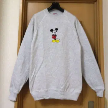 USA제 헤인즈 90s 빈티지 미키마우스 자수 맨투맨