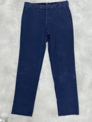 INCOTEX 슬림핏 네이비 코듀로이 46