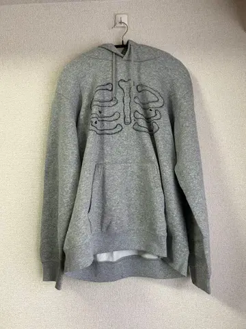 GU 리메이크 후드티 그레이 뼈 bone 스컬