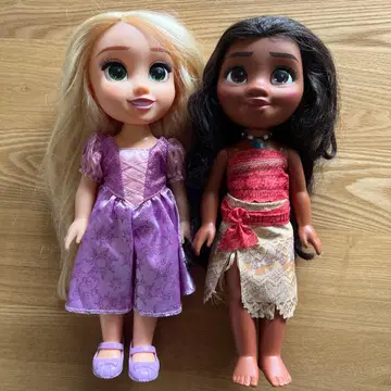 라푼젤과 모아나 인형 세트