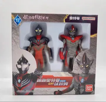 중국 한정판 울트라맨 소프트 비닐 피규어 티가 다람