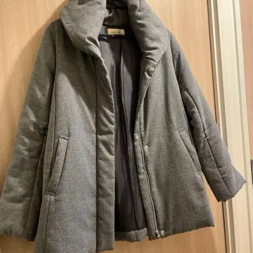 그레이 다운 자켓 사이즈 F