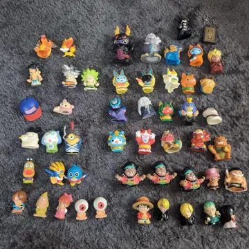 애니메이션 캐릭터 피규어 세트