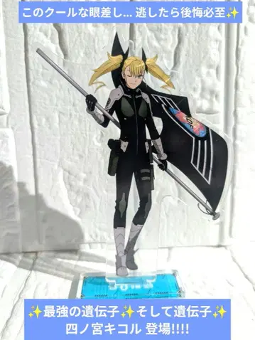 익명 배송 괴수 8호 시노미야 키코루 아크릴 스탠드 방위대 플래그