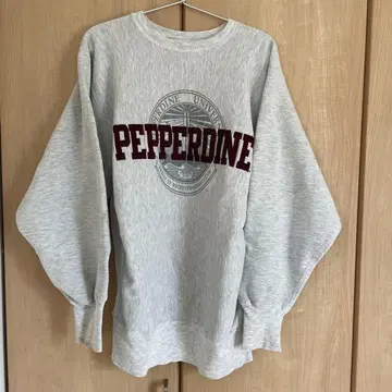 Champion PEPPERDINE 대학 맨투맨 L 리버스 위브