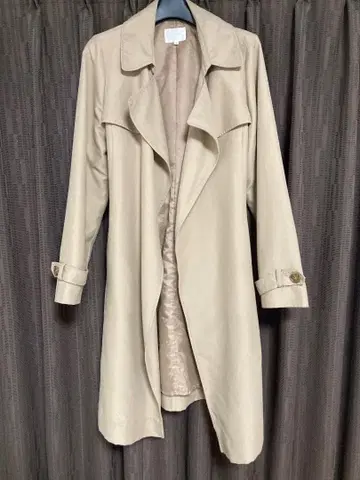 월드 그로브 grove 스프링 코트 트렌치코트 베이지