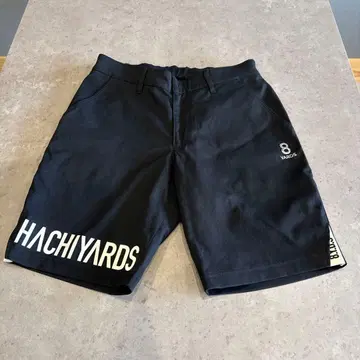 HACHIYARDS 블랙 숏팬츠
