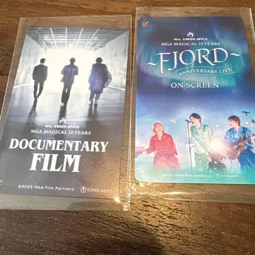 Mrs. GREEN APPLE 10주년 다큐멘터리 & 라이브 기념 카드