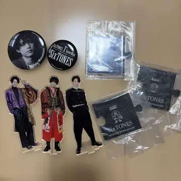 SixTONES 마츠무라 호쿠토 아크릴 스탠드 배지 세트