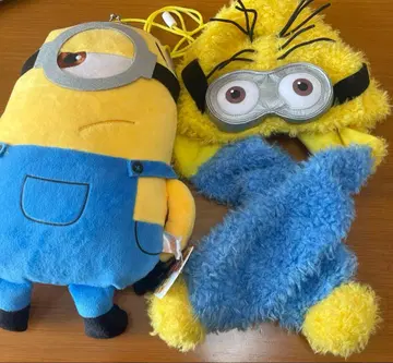 미니언 팬캡 모자 가방 숄더 가마구치 세트 유니버셜