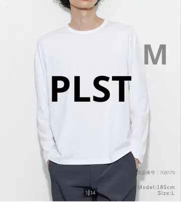 PLST 플라스테 실키 코튼 크루넥 T셔츠 유니클로U