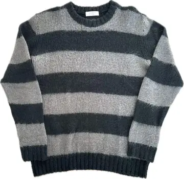 90s JUNMEN 준맨 모헤어 니트 보더 펑크 Y2K