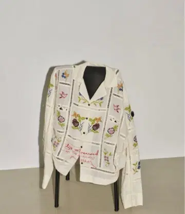 todayful 투데이풀 자수 패치워크 셔츠