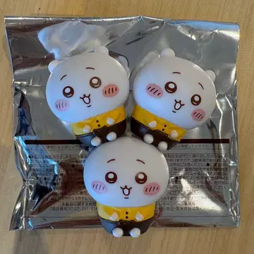 곰 캐릭터 실리콘 피규어 3개 세트