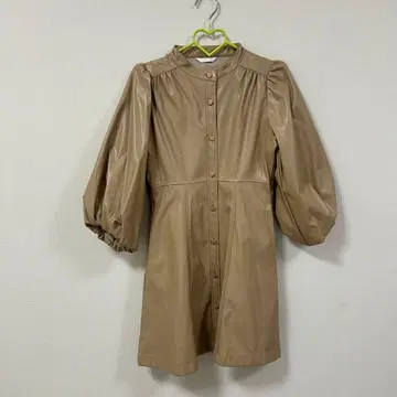 Chico 가죽 미니 원피스