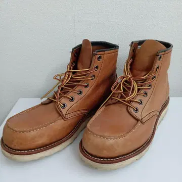 Hawkins 브라운 가죽 하이컷 부츠