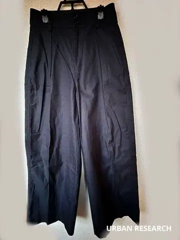 어반 리서치 네이비 와이드 턱 치노 사이즈 38