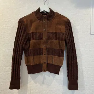 브라운 긴팔 가디건 11 사이즈