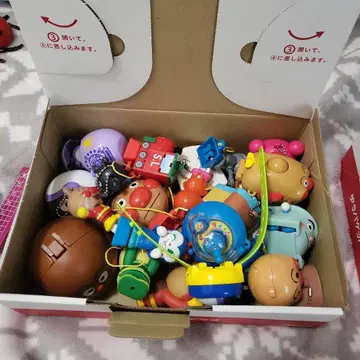 호빵맨 완구 가챠 손놀이 커다란 세균맨 짤랑이