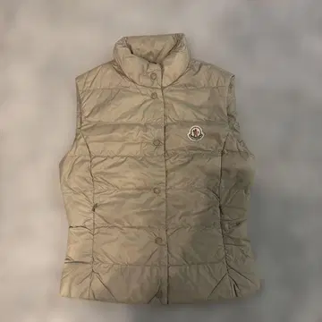 MONCLER 베이지 다운 베스트 사이즈 00